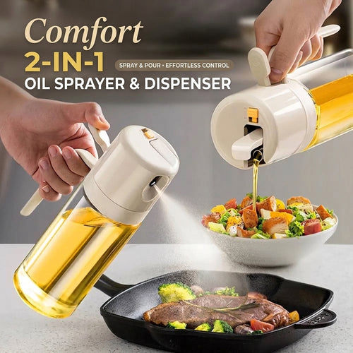Comfort 2-in-1 Oil Sprayer and Dispenser – front view